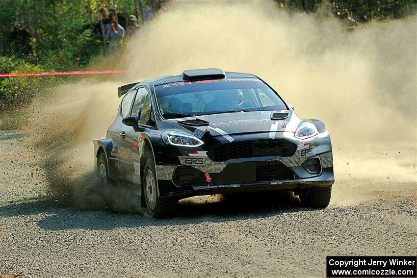 Javier Olivares / K.J. Miller Ford Fiesta Rally2 on SS1, Al's Playground I.