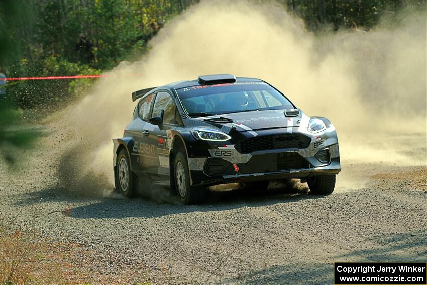 Javier Olivares / K.J. Miller Ford Fiesta Rally2 on SS1, Al's Playground I.