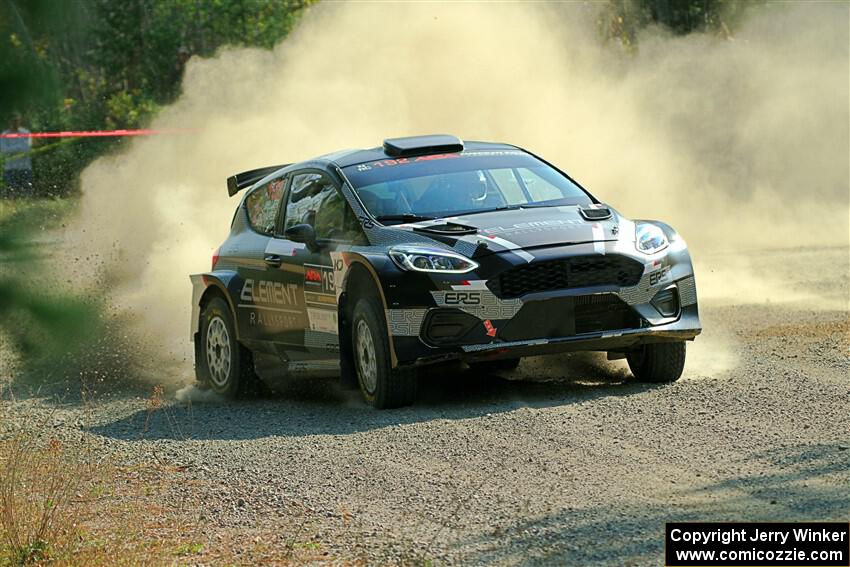 Javier Olivares / K.J. Miller Ford Fiesta Rally2 on SS1, Al's Playground I.