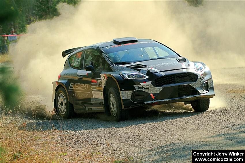 Javier Olivares / K.J. Miller Ford Fiesta Rally2 on SS1, Al's Playground I.