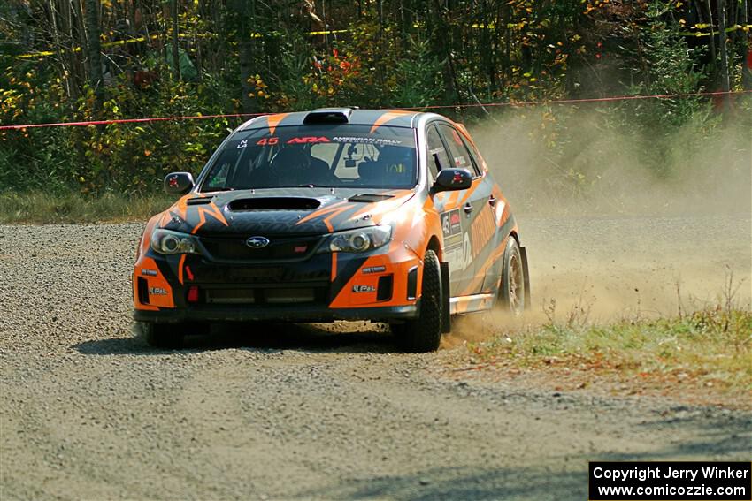 Grzegorz Bugaj / Ela Dziubanski Subaru WRX STi on SS1, Al's Playground I.