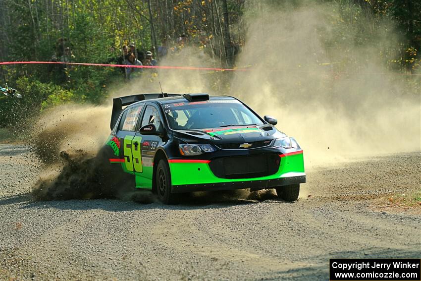 Pat Moro / Ole Holter Chevy Sonic LS on SS1, Al's Playground I.