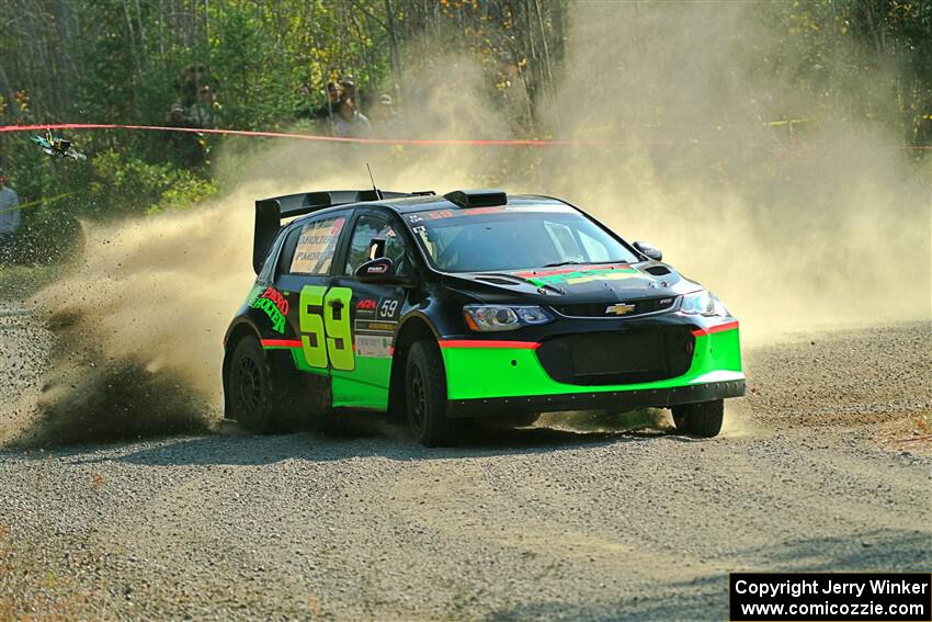 Pat Moro / Ole Holter Chevy Sonic LS on SS1, Al's Playground I.