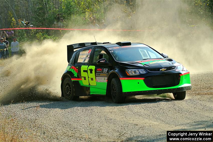 Pat Moro / Ole Holter Chevy Sonic LS on SS1, Al's Playground I.