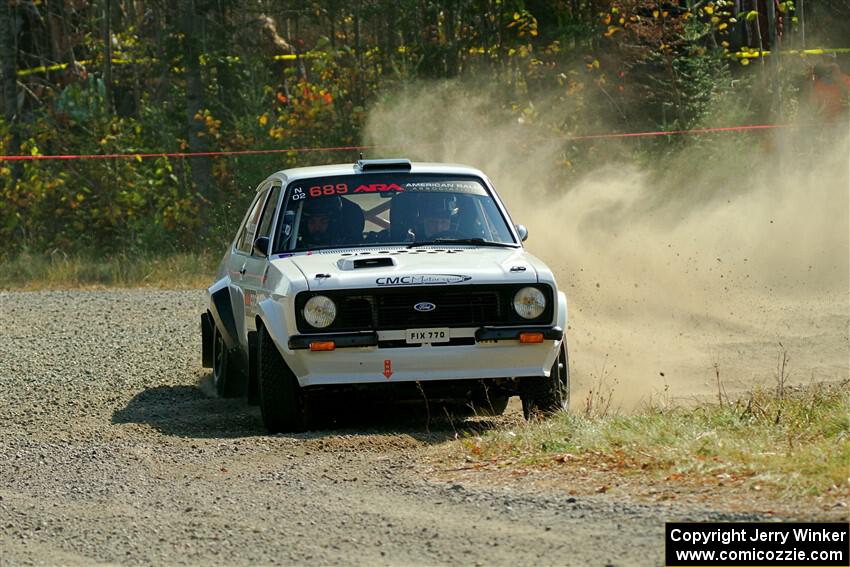 Ryan Booth / Nick Dobbs Ford Escort Mk II on SS1, Al's Playground I.