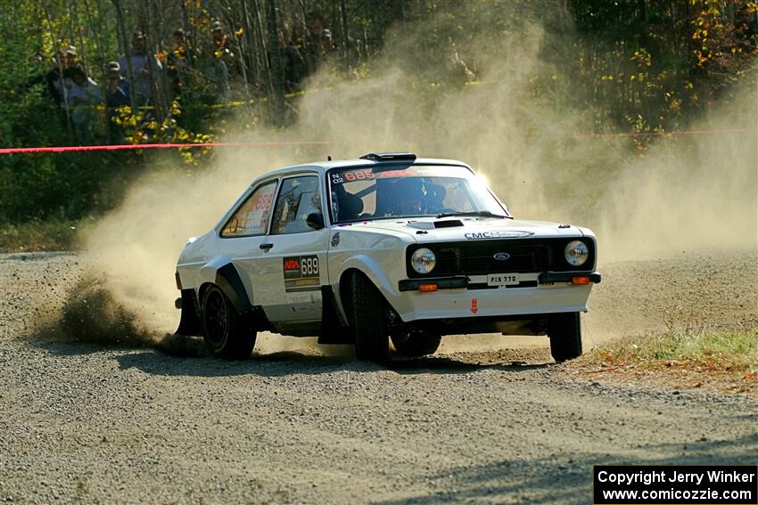 Ryan Booth / Nick Dobbs Ford Escort Mk II on SS1, Al's Playground I.