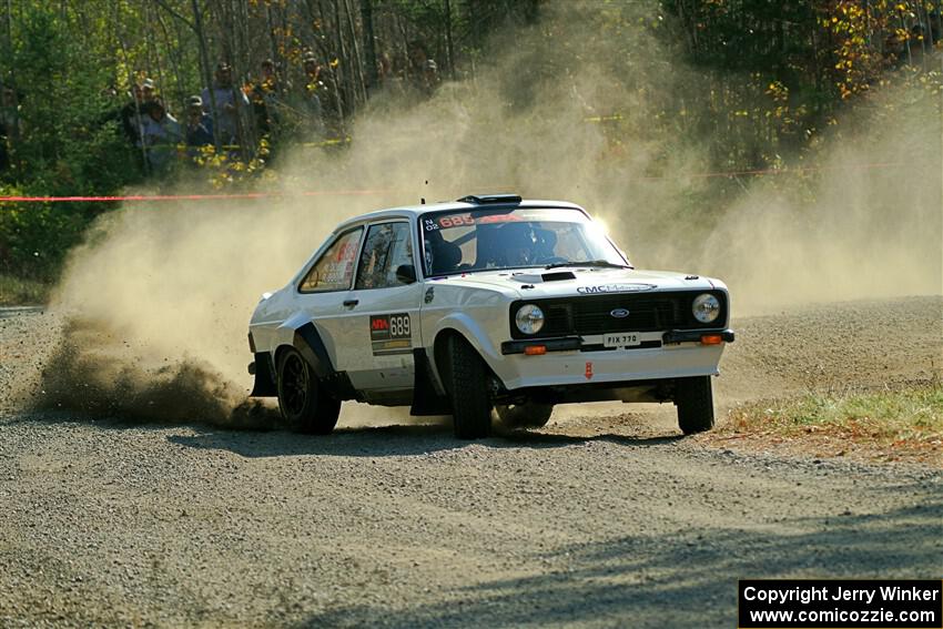 Ryan Booth / Nick Dobbs Ford Escort Mk II on SS1, Al's Playground I.