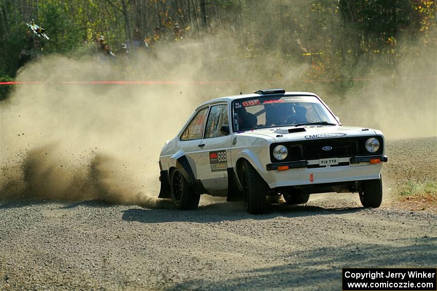 Ryan Booth / Nick Dobbs Ford Escort Mk II on SS1, Al's Playground I.