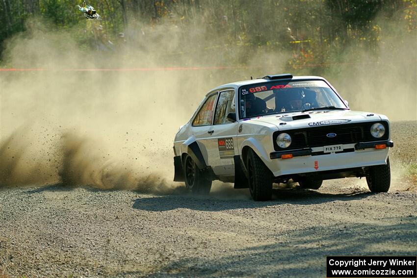 Ryan Booth / Nick Dobbs Ford Escort Mk II on SS1, Al's Playground I.