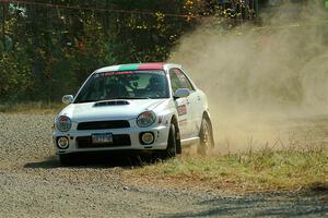 Ivo Draganov / Vladimir Yanev Subaru WRX Wagon on SS1, Al's Playground I.