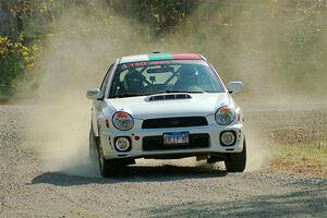 Ivo Draganov / Vladimir Yanev Subaru WRX Wagon on SS1, Al's Playground I.