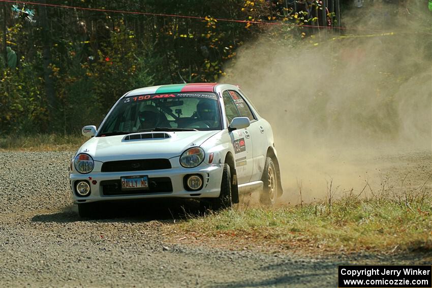 Ivo Draganov / Vladimir Yanev Subaru WRX Wagon on SS1, Al's Playground I.