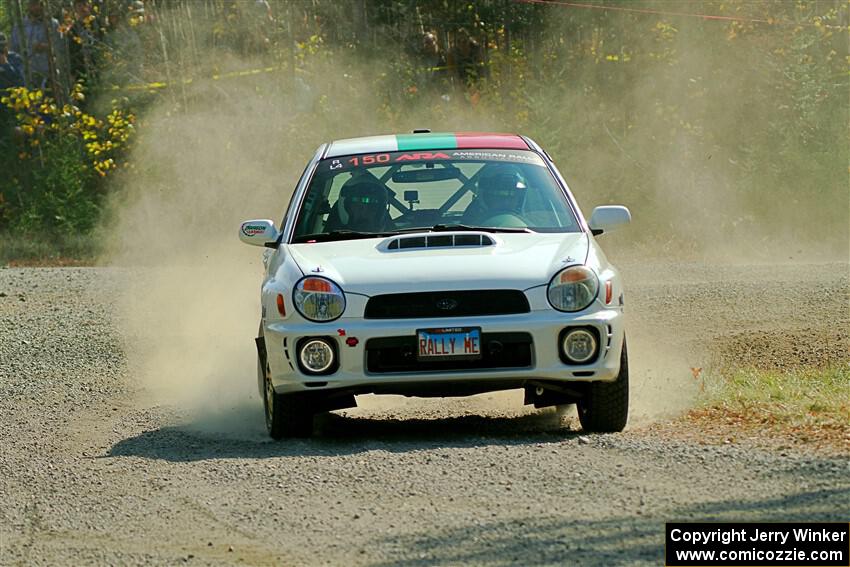 Ivo Draganov / Vladimir Yanev Subaru WRX Wagon on SS1, Al's Playground I.