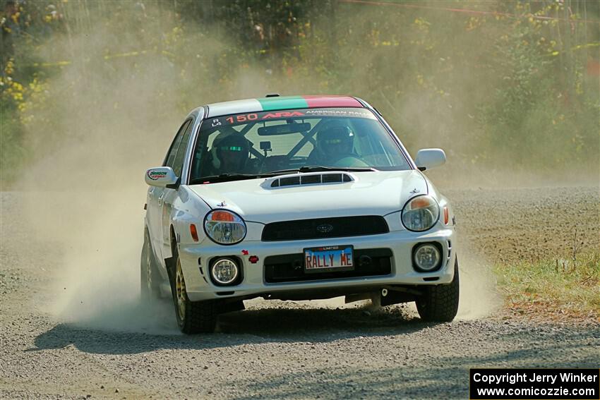 Ivo Draganov / Vladimir Yanev Subaru WRX Wagon on SS1, Al's Playground I.