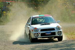 Ivo Draganov / Vladimir Yanev Subaru WRX Wagon on SS1, Al's Playground I.