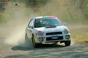 Ivo Draganov / Vladimir Yanev Subaru WRX Wagon on SS1, Al's Playground I.