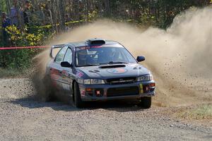 Dylan Gondyke / Zach Stewart Subaru Impreza on SS1, Al's Playground I.