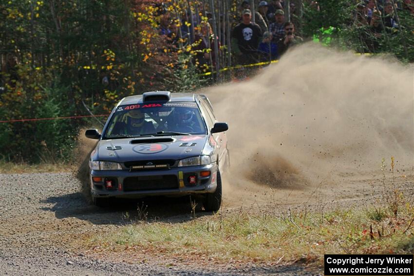 Dylan Gondyke / Zach Stewart Subaru Impreza on SS1, Al's Playground I.