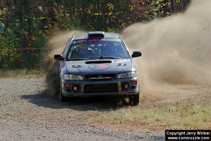 Dylan Gondyke / Zach Stewart Subaru Impreza on SS1, Al's Playground I.