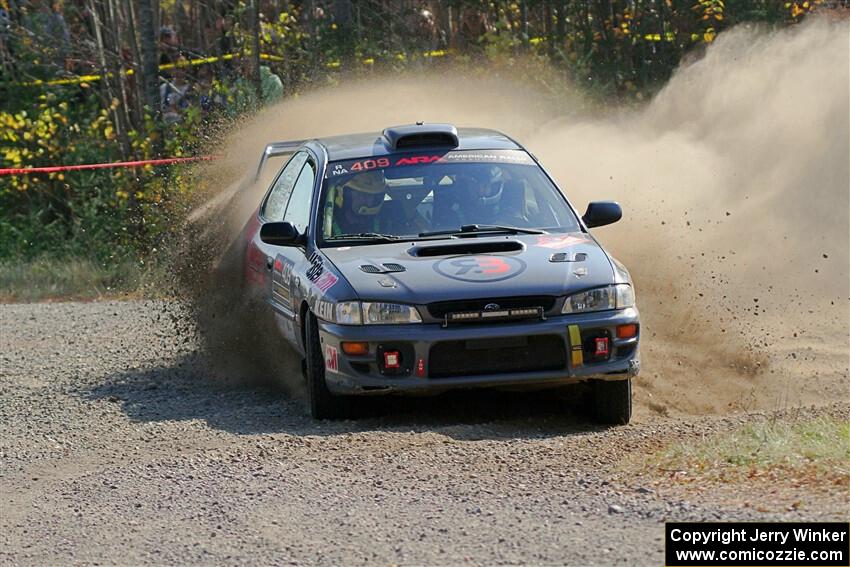 Dylan Gondyke / Zach Stewart Subaru Impreza on SS1, Al's Playground I.