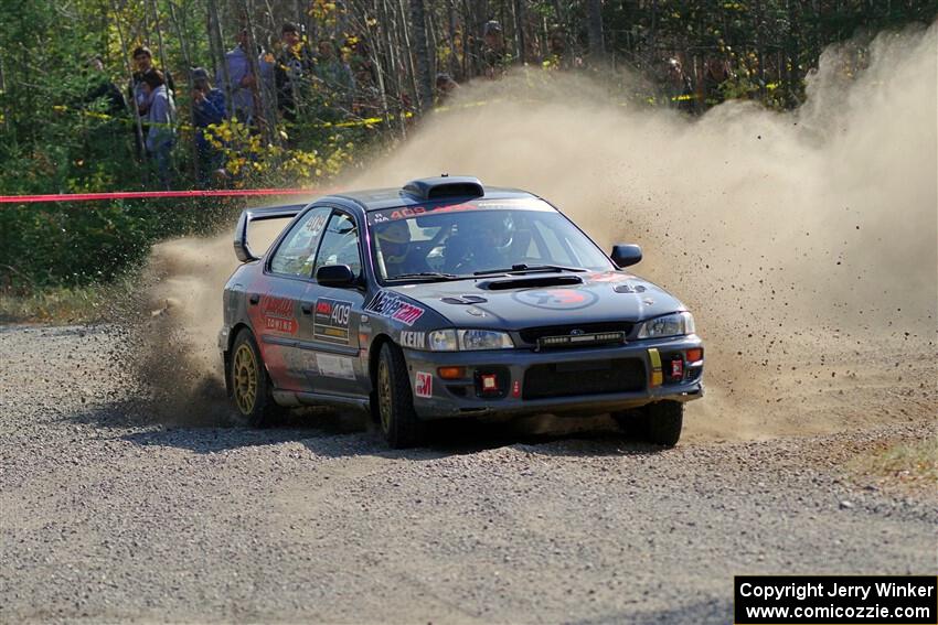 Dylan Gondyke / Zach Stewart Subaru Impreza on SS1, Al's Playground I.