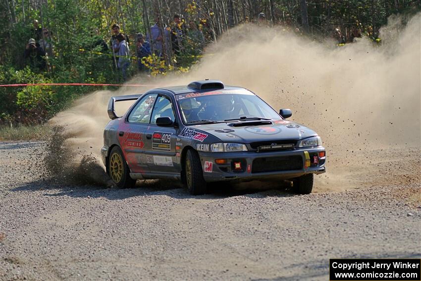 Dylan Gondyke / Zach Stewart Subaru Impreza on SS1, Al's Playground I.