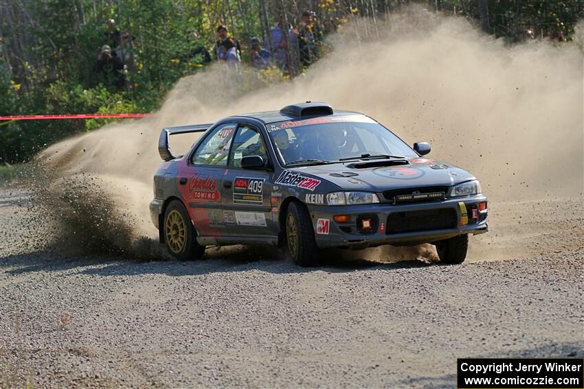 Dylan Gondyke / Zach Stewart Subaru Impreza on SS1, Al's Playground I.