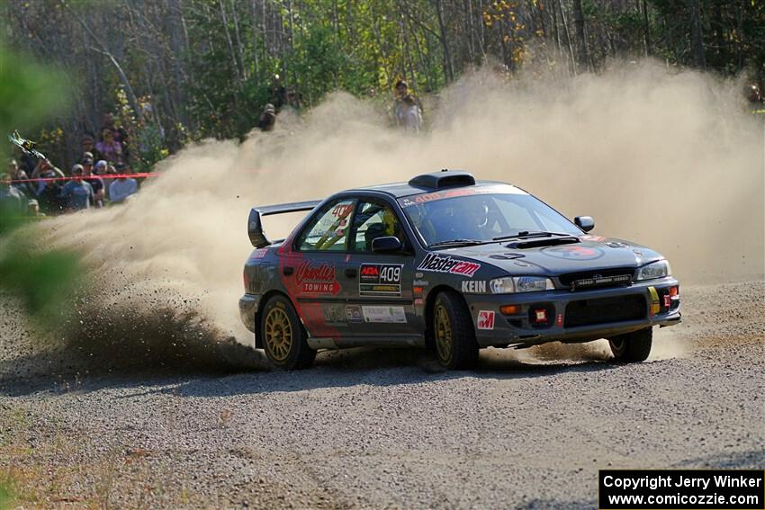 Dylan Gondyke / Zach Stewart Subaru Impreza on SS1, Al's Playground I.