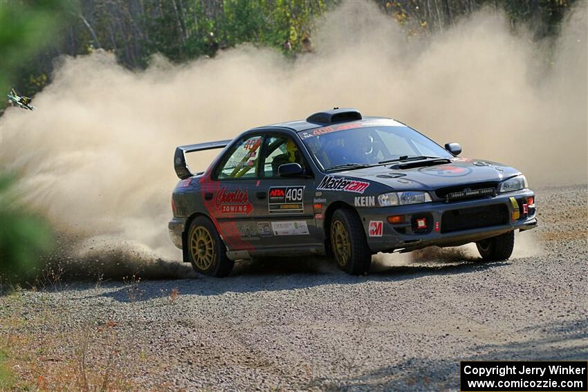 Dylan Gondyke / Zach Stewart Subaru Impreza on SS1, Al's Playground I.