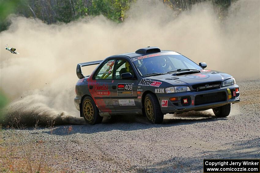 Dylan Gondyke / Zach Stewart Subaru Impreza on SS1, Al's Playground I.