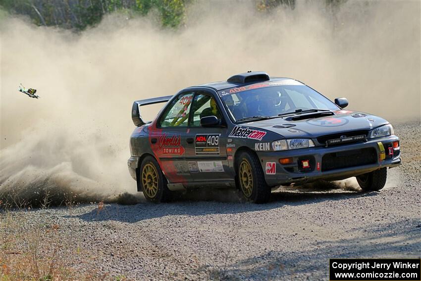 Dylan Gondyke / Zach Stewart Subaru Impreza on SS1, Al's Playground I.