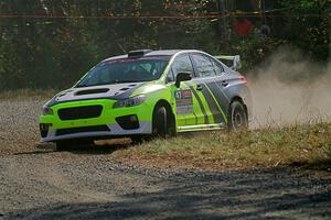 Tim Rooney / Claudia Barbera-Pullen Subaru WRX STi on SS1, Al's Playground I.