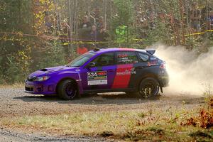 Silas Himes / Aleut Hatfield Subaru WRX STi on SS1, Al's Playground I.