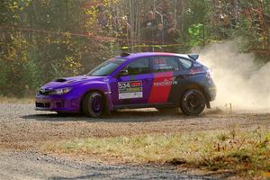 Silas Himes / Aleut Hatfield Subaru WRX STi on SS1, Al's Playground I.