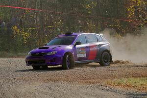 Silas Himes / Aleut Hatfield Subaru WRX STi on SS1, Al's Playground I.