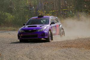 Silas Himes / Aleut Hatfield Subaru WRX STi on SS1, Al's Playground I.