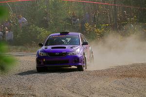 Silas Himes / Aleut Hatfield Subaru WRX STi on SS1, Al's Playground I.