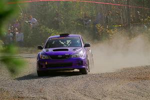 Silas Himes / Aleut Hatfield Subaru WRX STi on SS1, Al's Playground I.