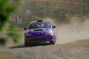 Silas Himes / Aleut Hatfield Subaru WRX STi on SS1, Al's Playground I.