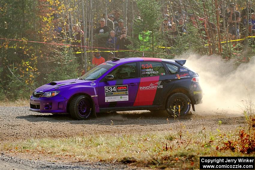 Silas Himes / Aleut Hatfield Subaru WRX STi on SS1, Al's Playground I.