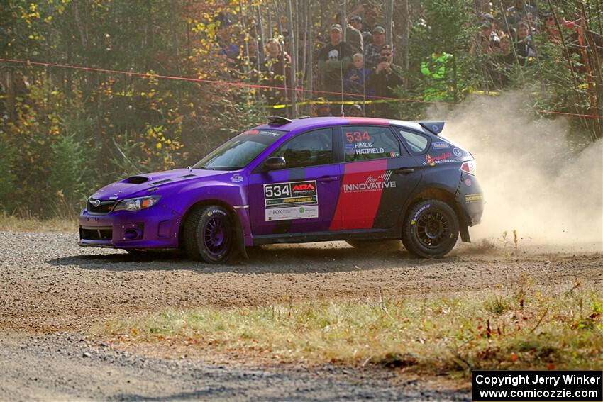 Silas Himes / Aleut Hatfield Subaru WRX STi on SS1, Al's Playground I.