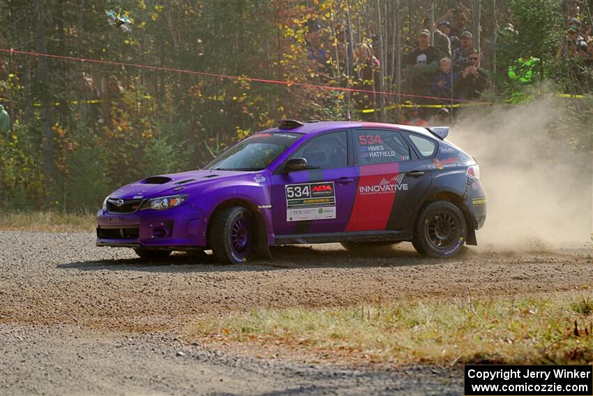 Silas Himes / Aleut Hatfield Subaru WRX STi on SS1, Al's Playground I.