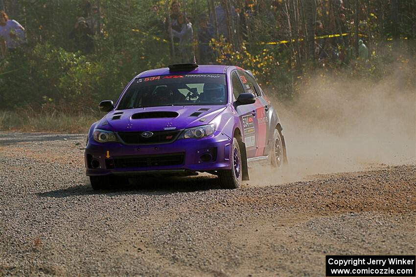 Silas Himes / Aleut Hatfield Subaru WRX STi on SS1, Al's Playground I.