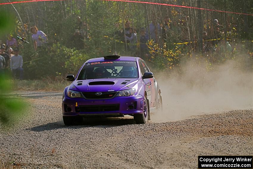 Silas Himes / Aleut Hatfield Subaru WRX STi on SS1, Al's Playground I.