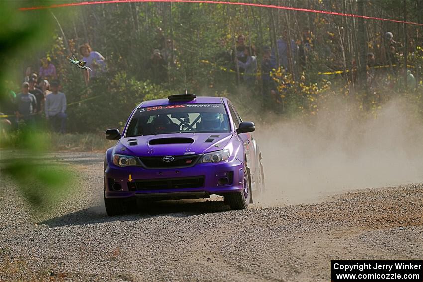 Silas Himes / Aleut Hatfield Subaru WRX STi on SS1, Al's Playground I.