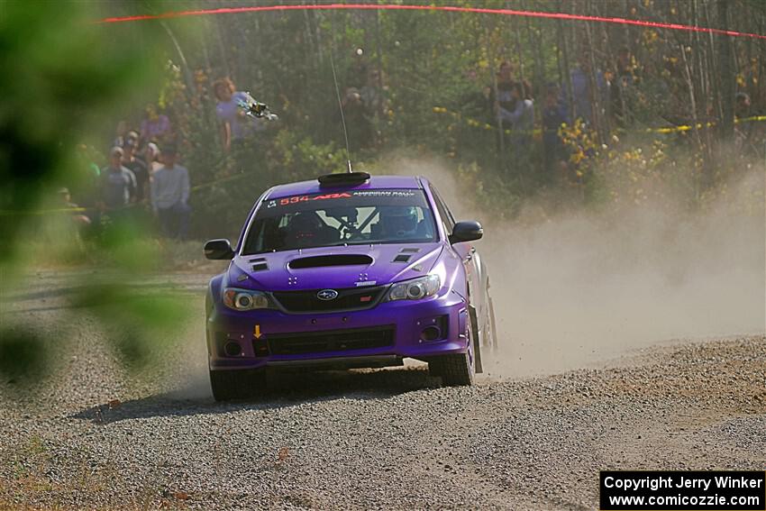 Silas Himes / Aleut Hatfield Subaru WRX STi on SS1, Al's Playground I.