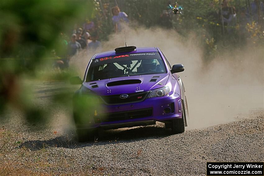 Silas Himes / Aleut Hatfield Subaru WRX STi on SS1, Al's Playground I.