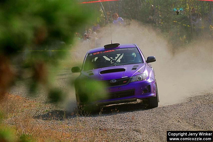 Silas Himes / Aleut Hatfield Subaru WRX STi on SS1, Al's Playground I.