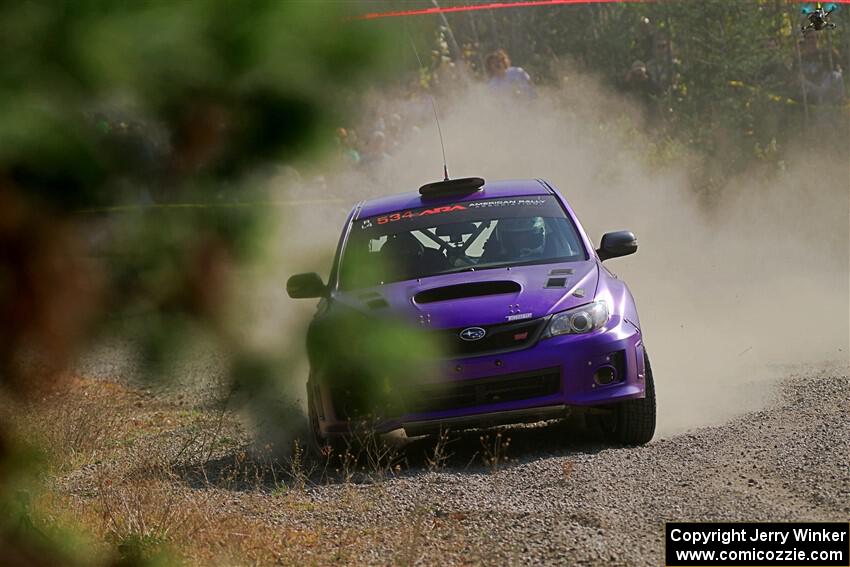 Silas Himes / Aleut Hatfield Subaru WRX STi on SS1, Al's Playground I.