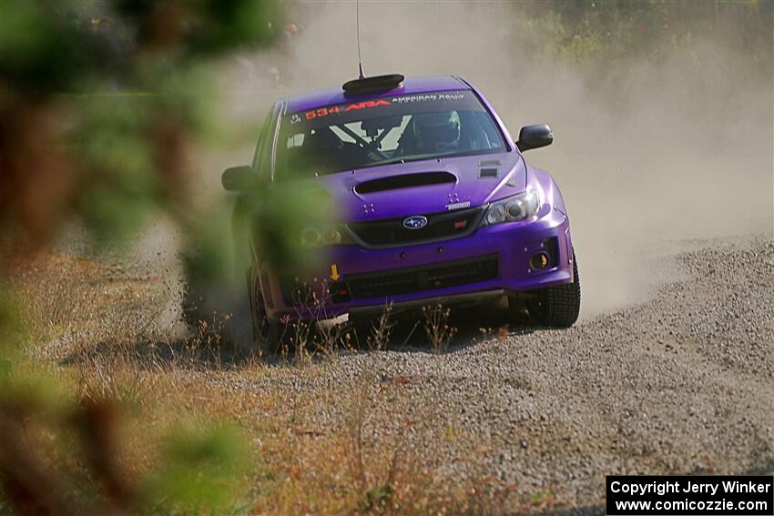 Silas Himes / Aleut Hatfield Subaru WRX STi on SS1, Al's Playground I.